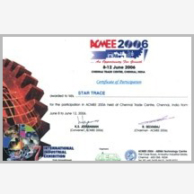 ACME 2006 Certificate - Star Trace